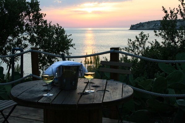 Vue depuis l’hébergement