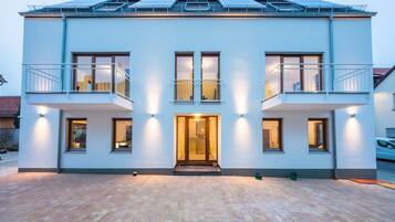 Front of property - evening/night