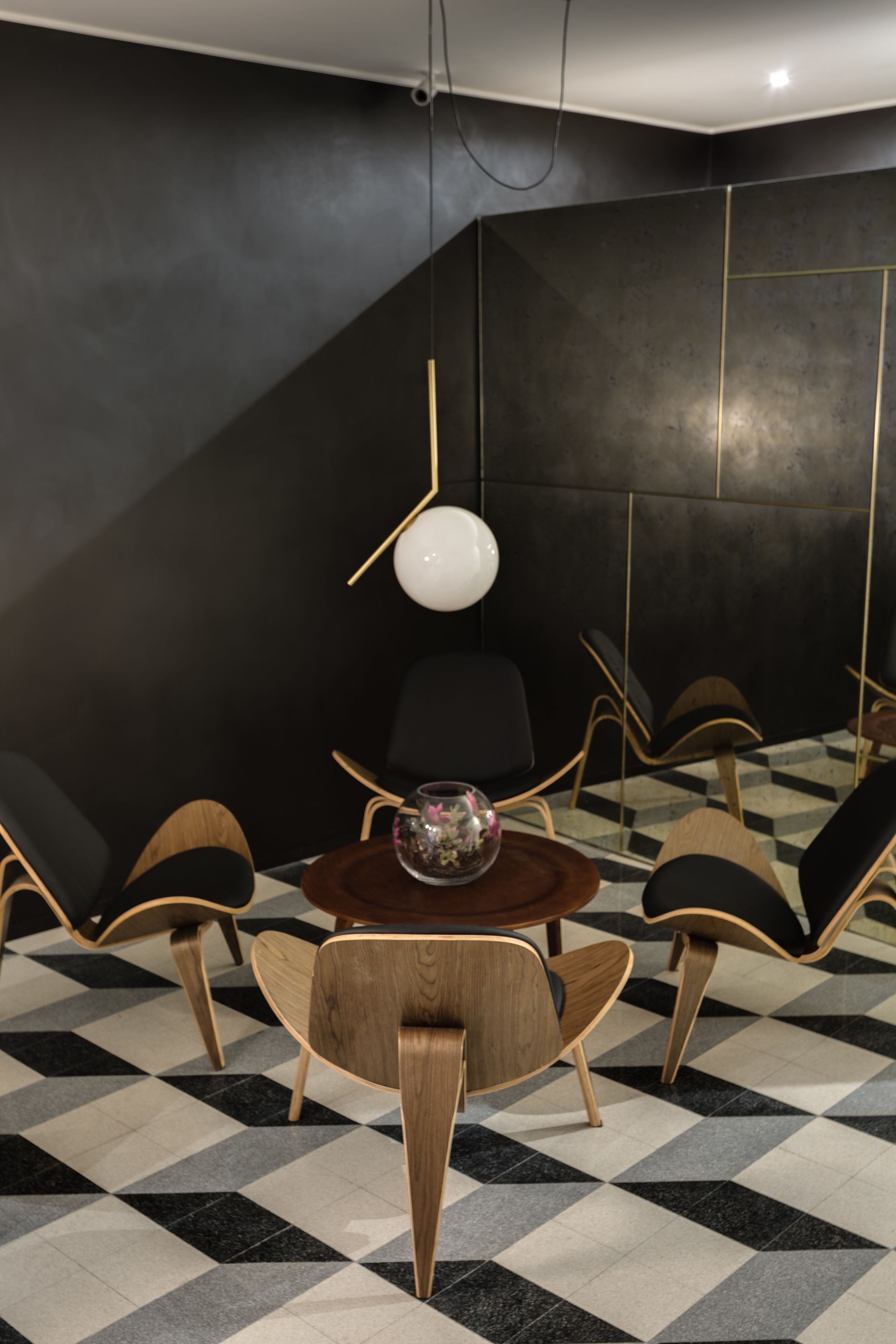 Coin salon dans le hall