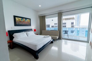 Blackout drapes, iron/ironing board, free WiFi - Apartamentos Unik Cartagena Edificio Poseidón (Cartagena)