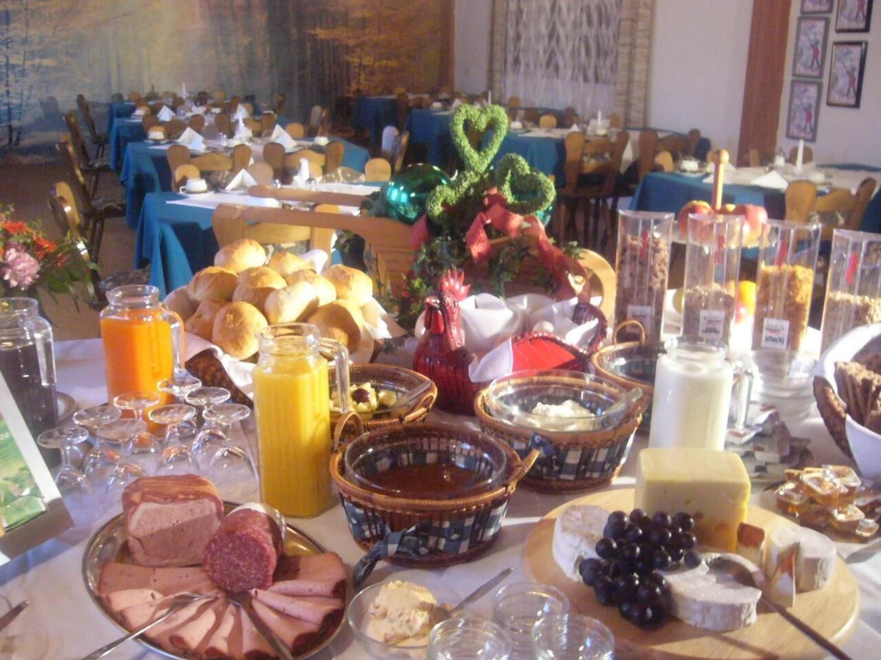 Hádegisverður og kvöldverður í boði, þýsk matargerðarlist