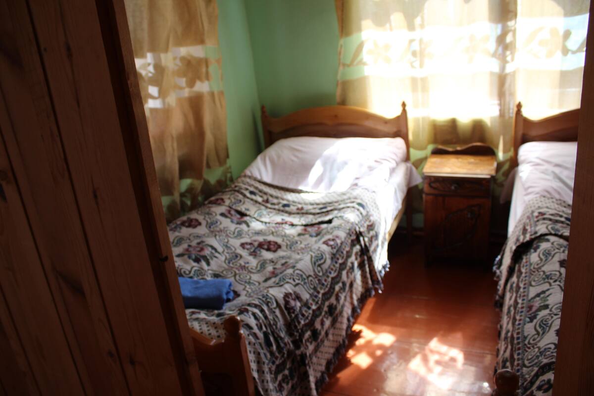 Standard Twin Room, 2 Single Beds, Non Smoking, Mountain View | Iron/ironing board (on request), free WiFi, bed sheets
