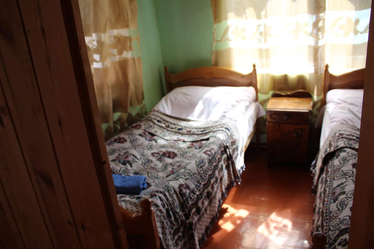 Habitación estándar con 2 camas individuales, 2 camas individuales, no fumadores | Tabla de planchar con plancha, wifi gratis, ropa de cama