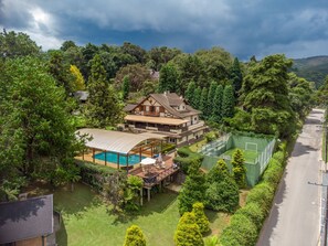 Overnatningsstedets facade