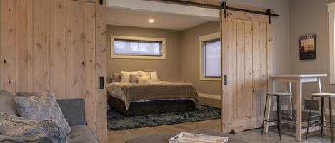 1 bedroom, iron/ironing board, travel crib, WiFi