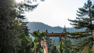 Espace mariage en plein air