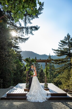 Área de bodas al aire libre