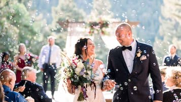 Espace mariage en plein air