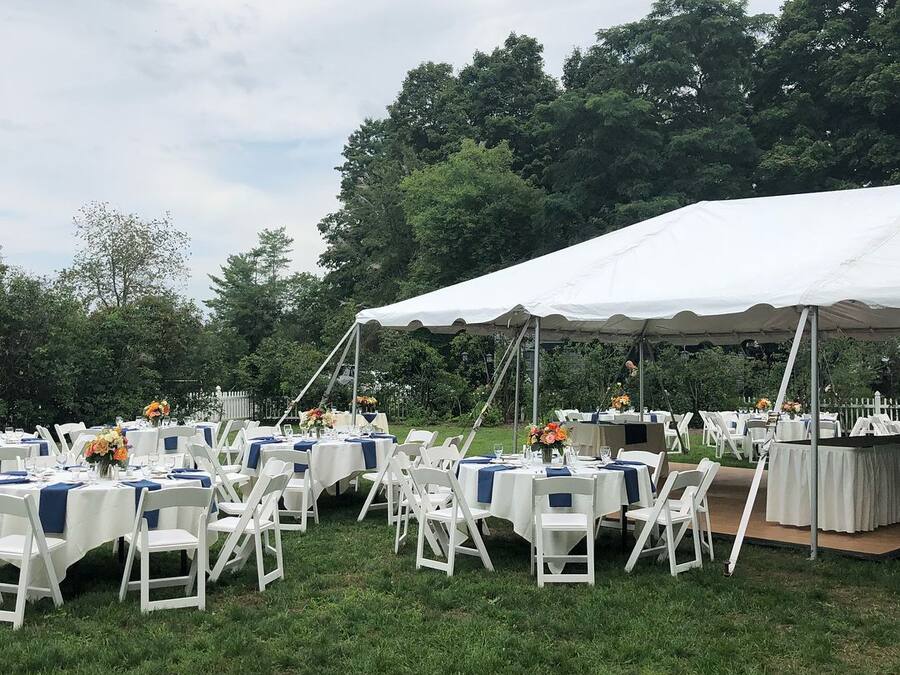 Aussenbereich für Hochzeiten