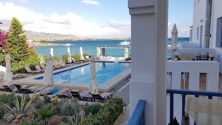 Superior Double or Twin Room, Pool View | Balcony view