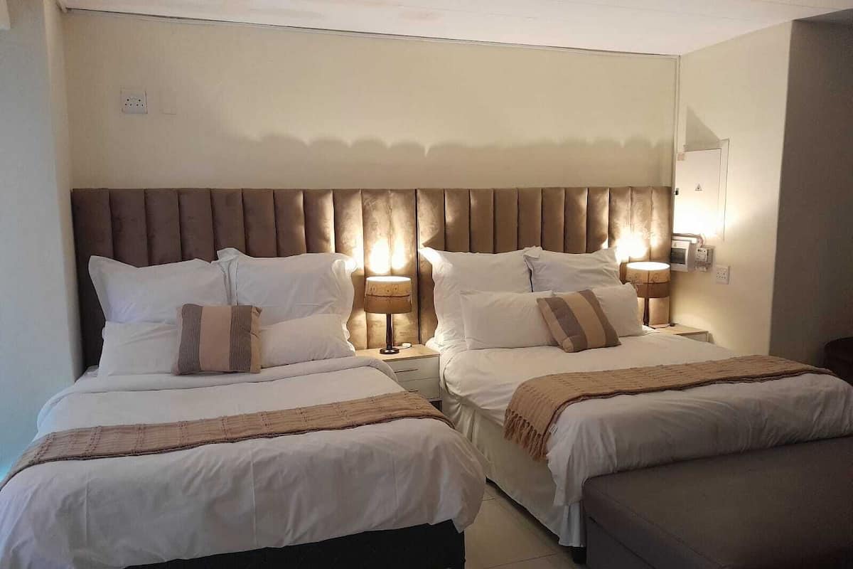 Family Quadruple Room (#12) | Desk, iron/ironing board (on request), WiFi (free), bed sheets