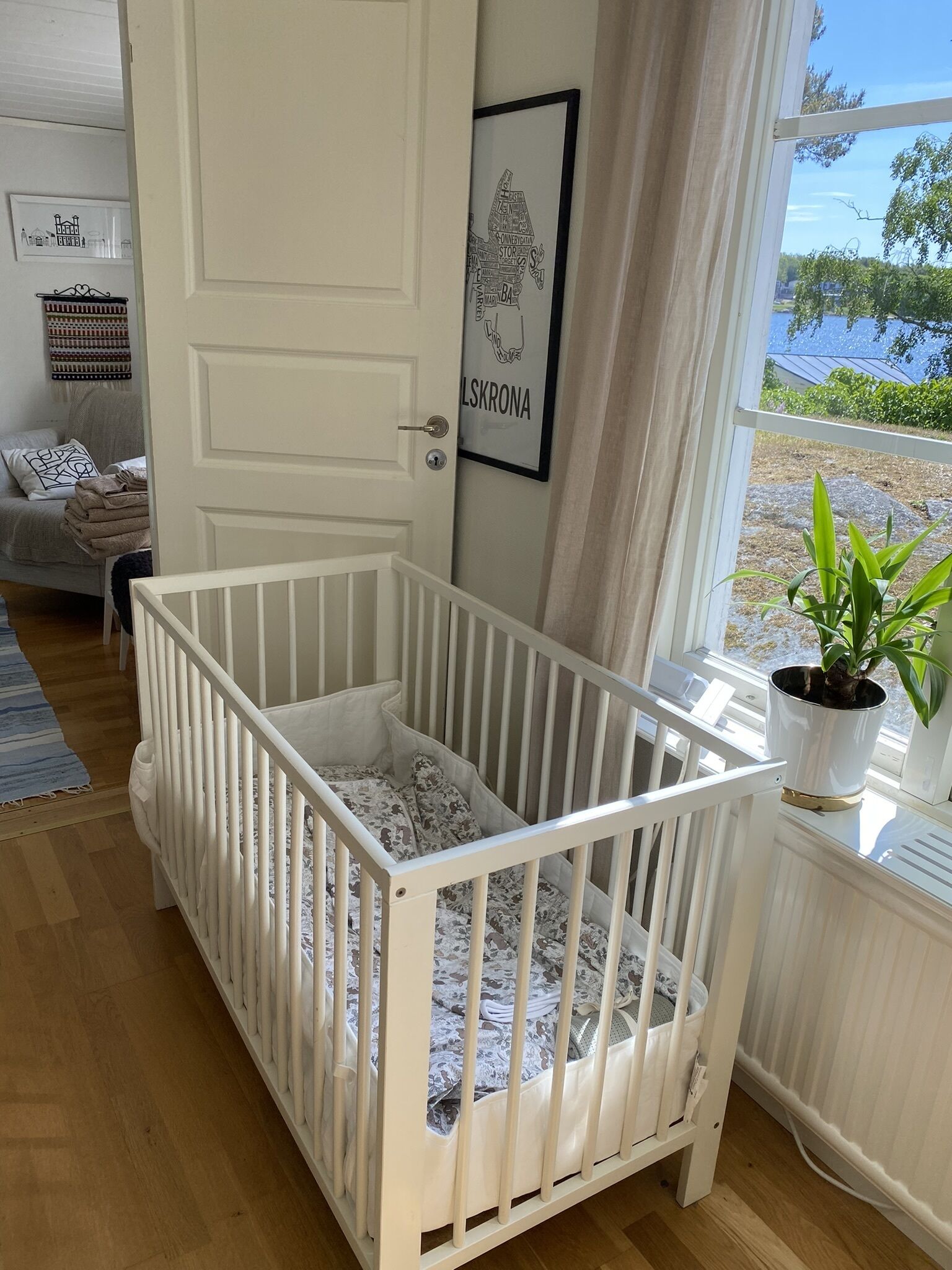 1 Schlafzimmer, Reisekinderbett, kostenloses WLAN, Bettwäsche