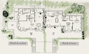 Floor plan - Bastide du Couchant du Mas de l'Amarine (ST REMY DE PROVENCE)