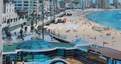 Appart. standing 60 mÂČ+terrasse 65 mÂČ+garage. Draps, linge et mĂ©nage inclus