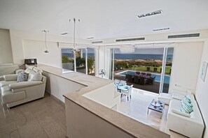 Living area - Picture Relaxing Beside Your Private Pool in Protaras Reading Your Favourite Book (Protaras)