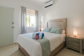 4 dormitorios, tabla de planchar con plancha, wifi y ropa de cama