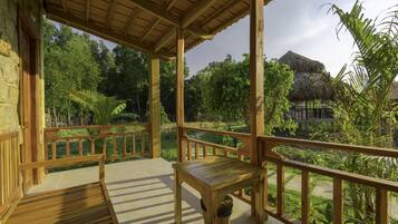 Family Cottage, Balcony | Premium bedding, minibar, desk, laptop workspace