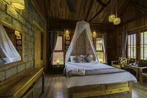 Deluxe Chalet, Pool View | Premium bedding, minibar, desk, laptop workspace - Island Lodge Phu Quoc (Phu Quoc)