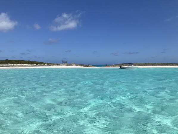 Sun-loungers, beach towels
