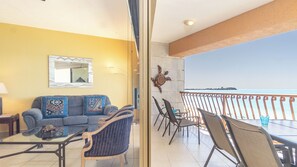 Smart TV, chimenea, reproductor de DVD y libros 