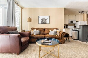 TV, fireplace, video games