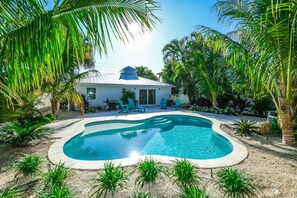 Una piscina riscaldata