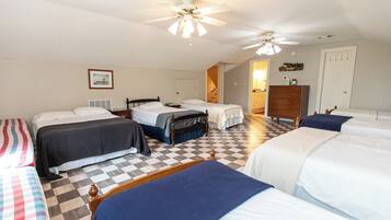 9 bedrooms, iron/ironing board, free WiFi, bed sheets