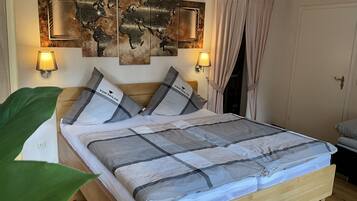 2 Schlafzimmer, Bügeleisen/Bügelbrett, kostenloses WLAN, Bettwäsche