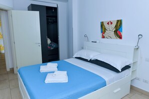 2 bedrooms, iron/ironing board, travel crib, free WiFi
