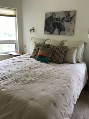 1 habitación, tabla de planchar con plancha, wifi y ropa de cama 