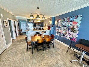 Dining - Lowest Floor Condo, Oversized Balcony, Beach Front, Reserved Parking Space! (Panama City Beach)