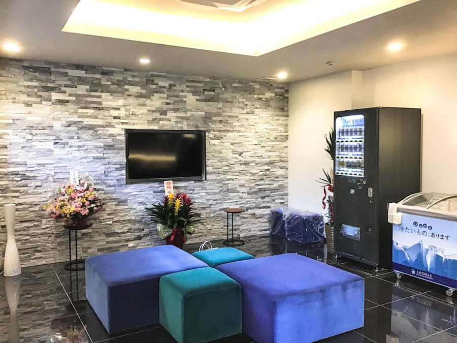 Sitteområde i lobbyen