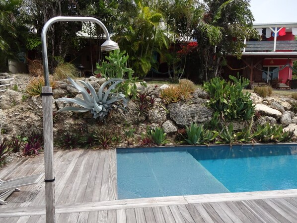 Pool - GITE SAINTOISE (Gîtes de l'Anse) St François, Splendid swimming pool, Near the beach (Saint-François)