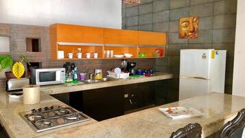 KĂŒhlschrank, Mikrowelle, Ofen, Herdplatte