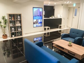 Sittområde i lobbyn