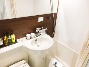 Duschwanne, Komfortbadewanne, kostenlose Toilettenartikel, Haartrockner