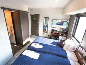 Desk, free WiFi, bed sheets - Hotel Livemax Sapporo Susukino (Sapporo)