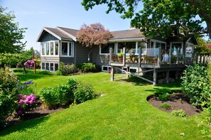 Property grounds -  Secluded Sandy Beach All To Yourself! Panoramic Ocean and Mountain views. (Comox)