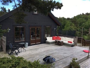 Balcony - Solferie Holiday Cottage Langenes (Kristiansand)