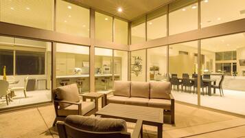 Villa (4 Bedrooms) | Living area | Flat-screen TV