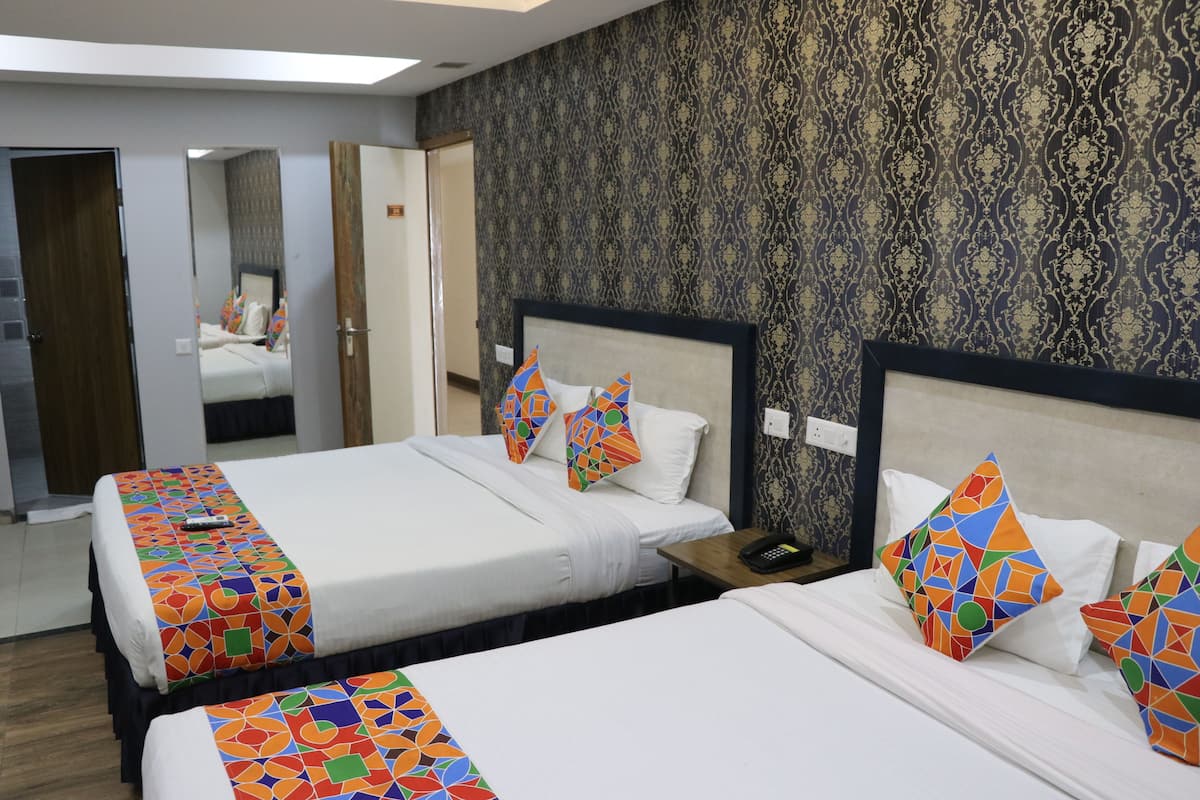 Family Double Room, 2 Double Beds, Smoking | Rollaway beds, free WiFi, bed sheets