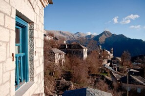 Blick von der Unterkunft