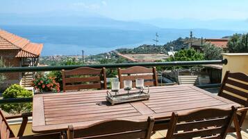 Villa, 2 Bedrooms, Sea View | Balcony view