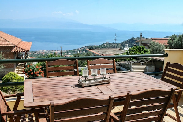Villa, 2 Bedrooms, Sea View | Balcony view - Elina's House (Xylokastro-Evrostina)
