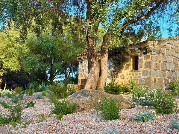 Vista frontal de la propiedad