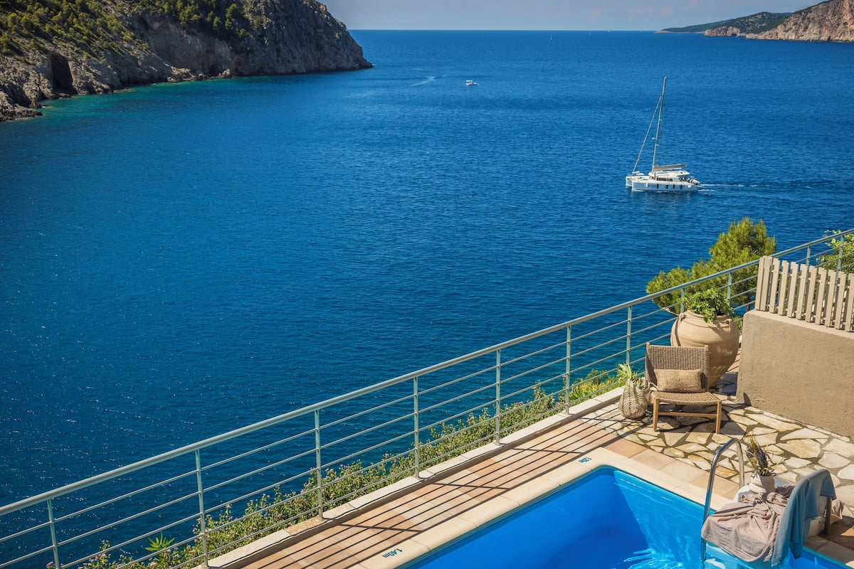 Villa, 2 Bedrooms, 2 Bathrooms (Palatsina) | Terrace/patio