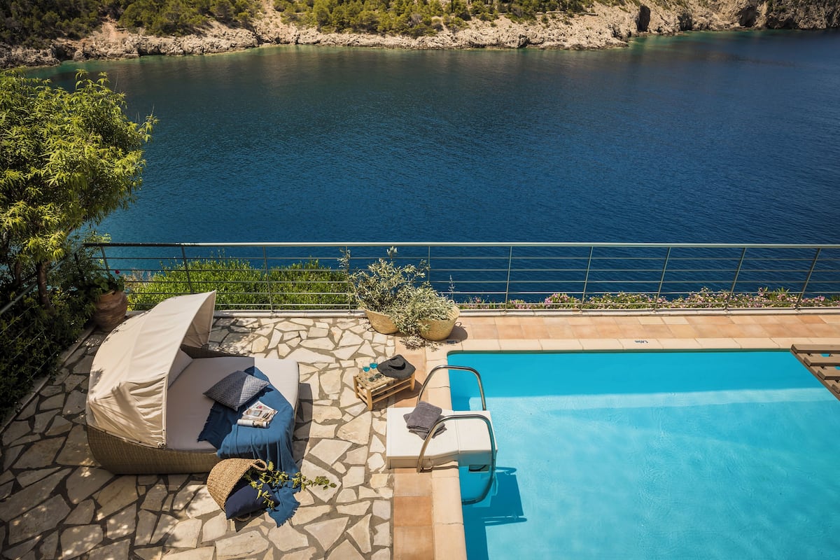 Villa, 3 Bedrooms, 2 Bathrooms (Akrogiali) | Private pool