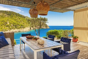 Villa, 2 Bedrooms (Eco) | Terrace/patio - Braunis Horio Villas (Kefalonia)
