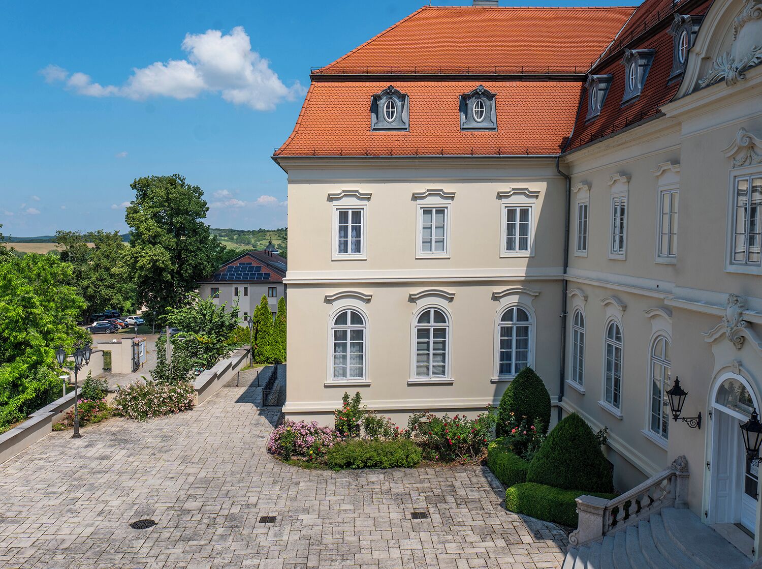 Deluxe room in Castle | Blick auf den Garten