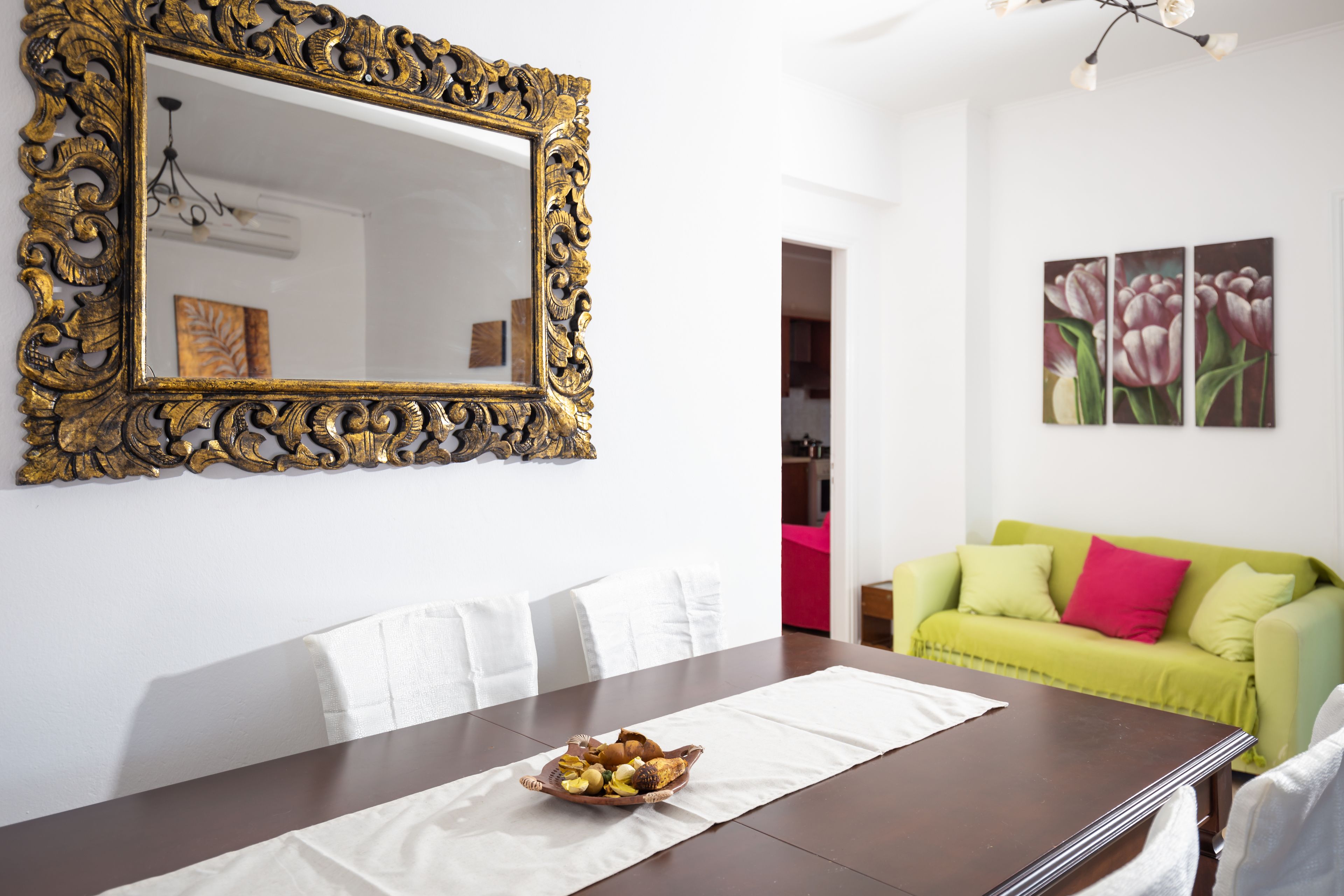 Apartment, 4 Bedrooms | Living area | Flat-screen TV